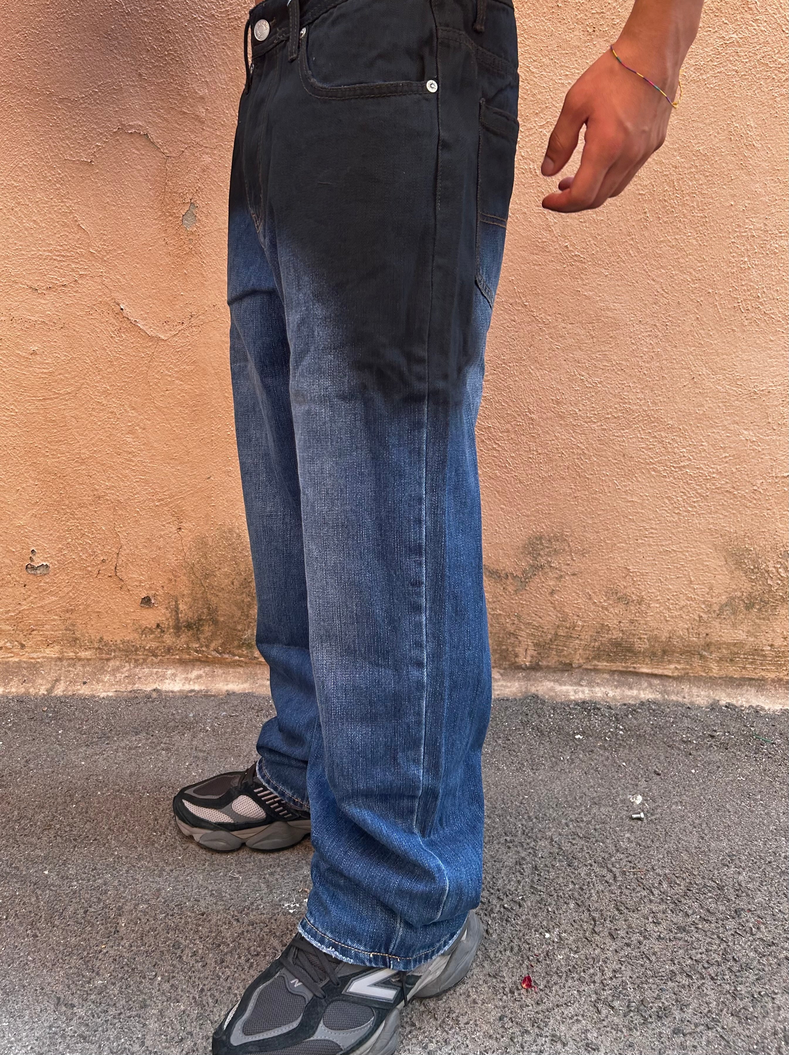 Jeans doppio colore