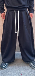 Pantalone largo con laccio