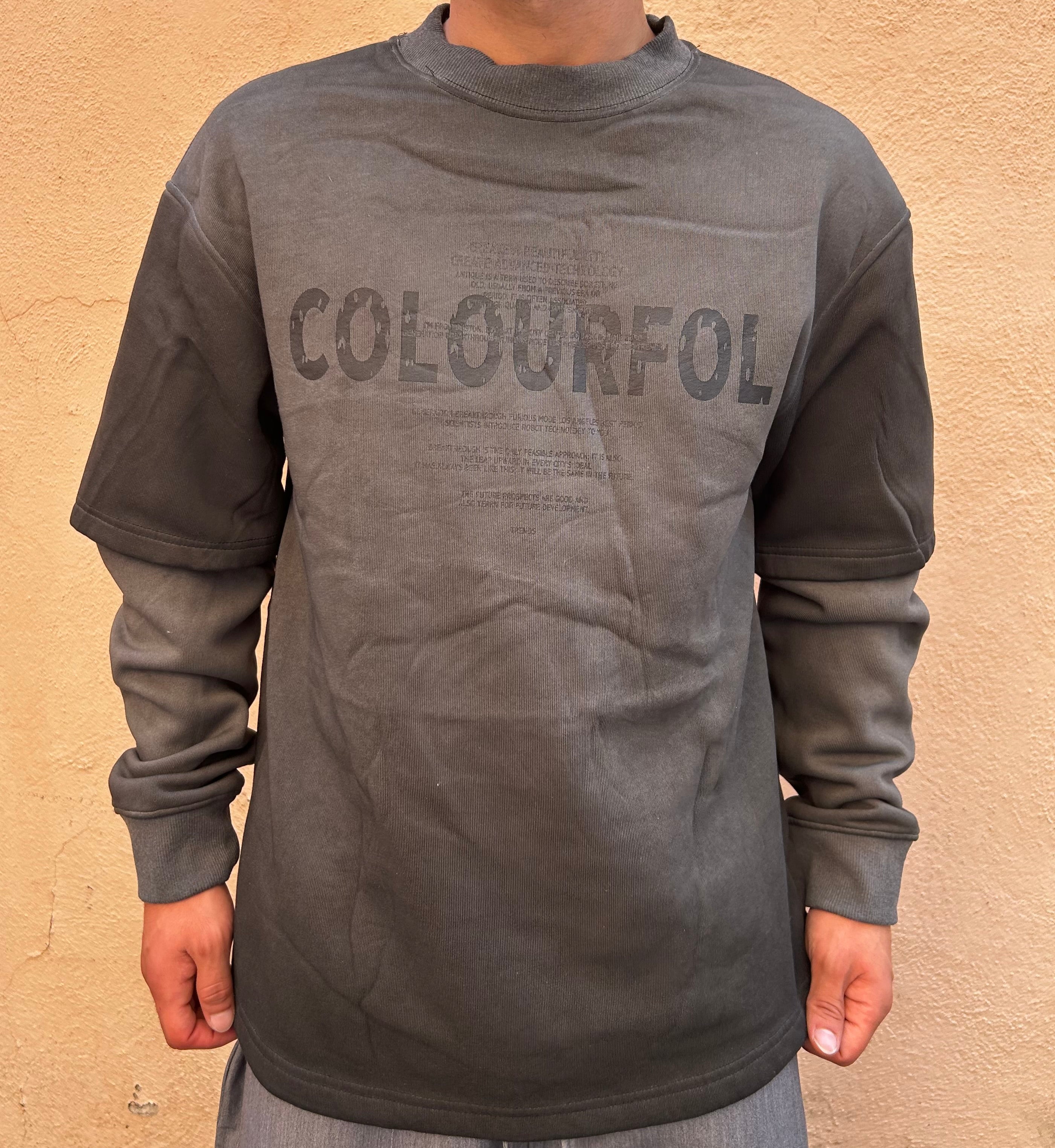 Maglia doppia manica Colourfol