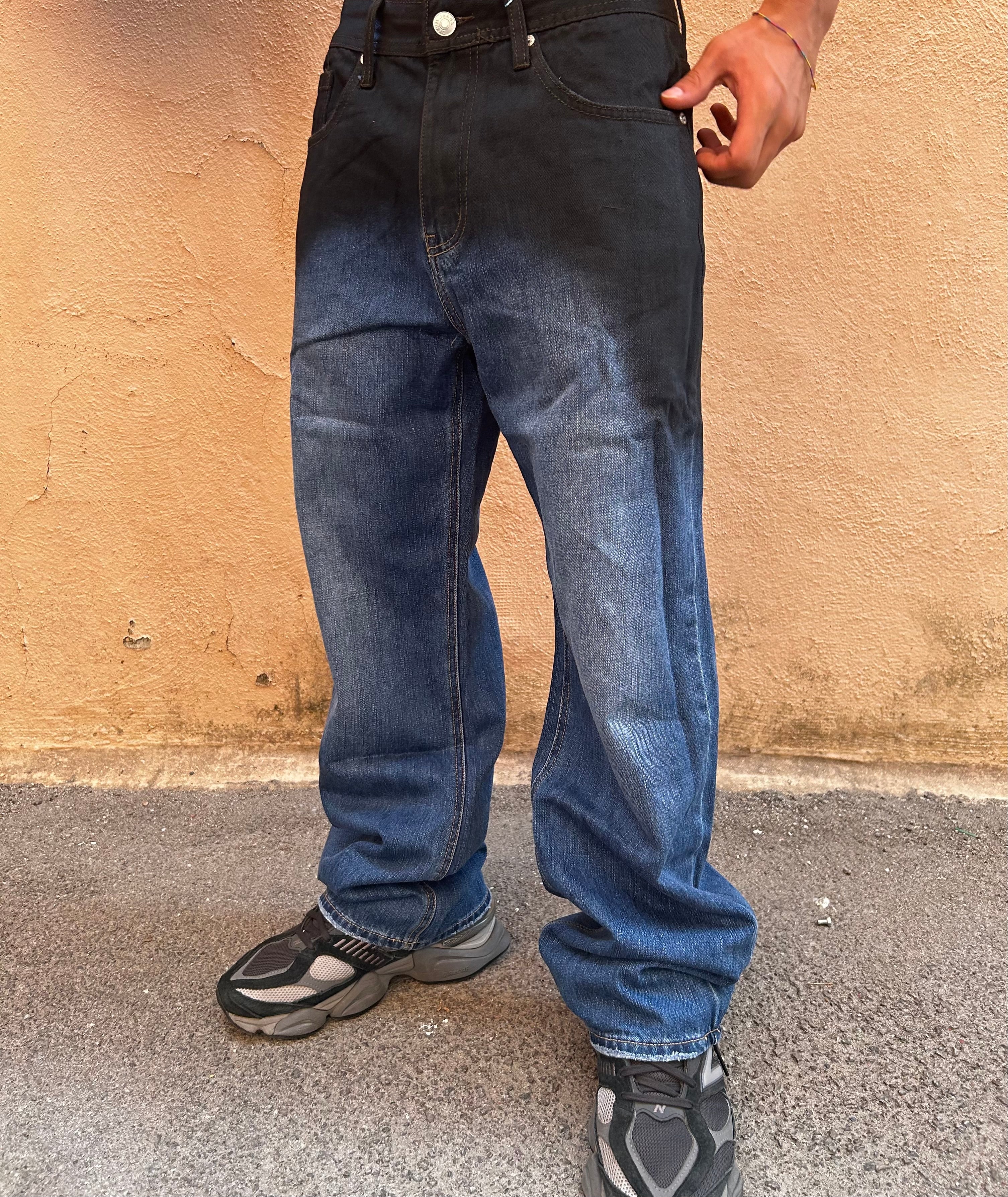 Jeans doppio colore