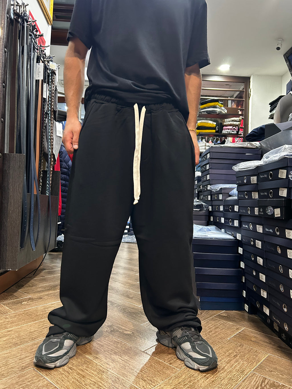 Pantalone in tuta over
