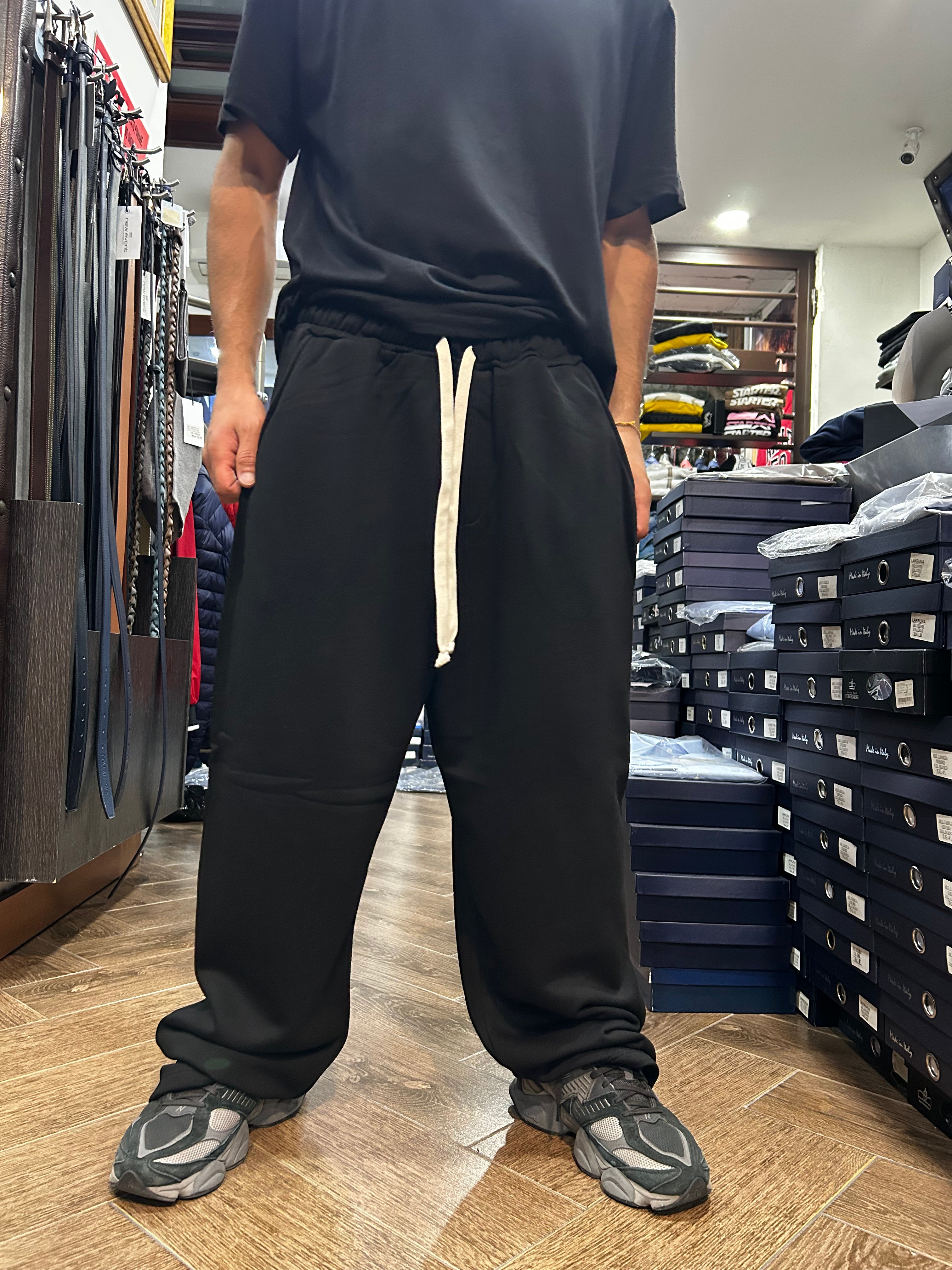 Pantalone in tuta over